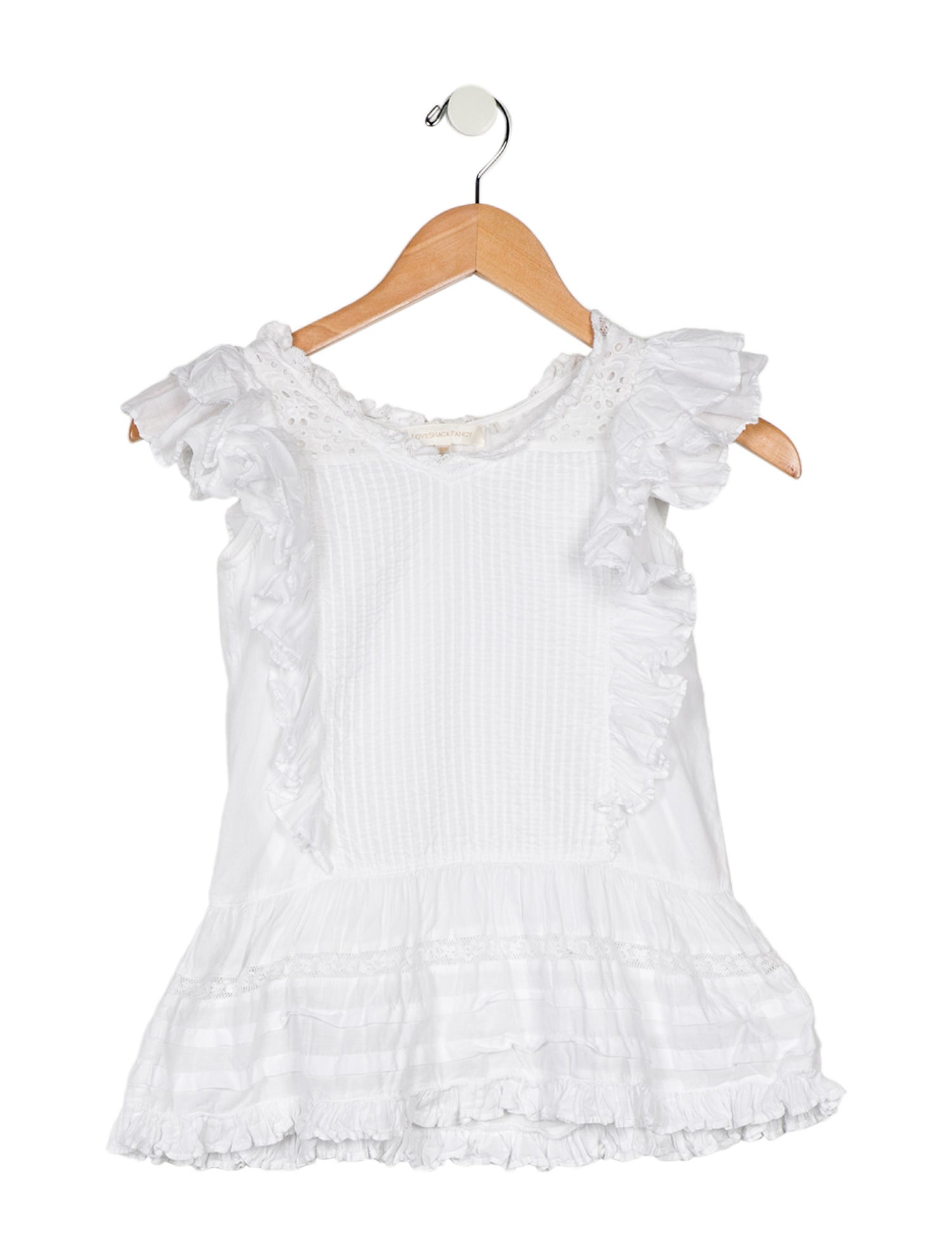 LoveShackFancy Kids Girls Sleeveless Dress