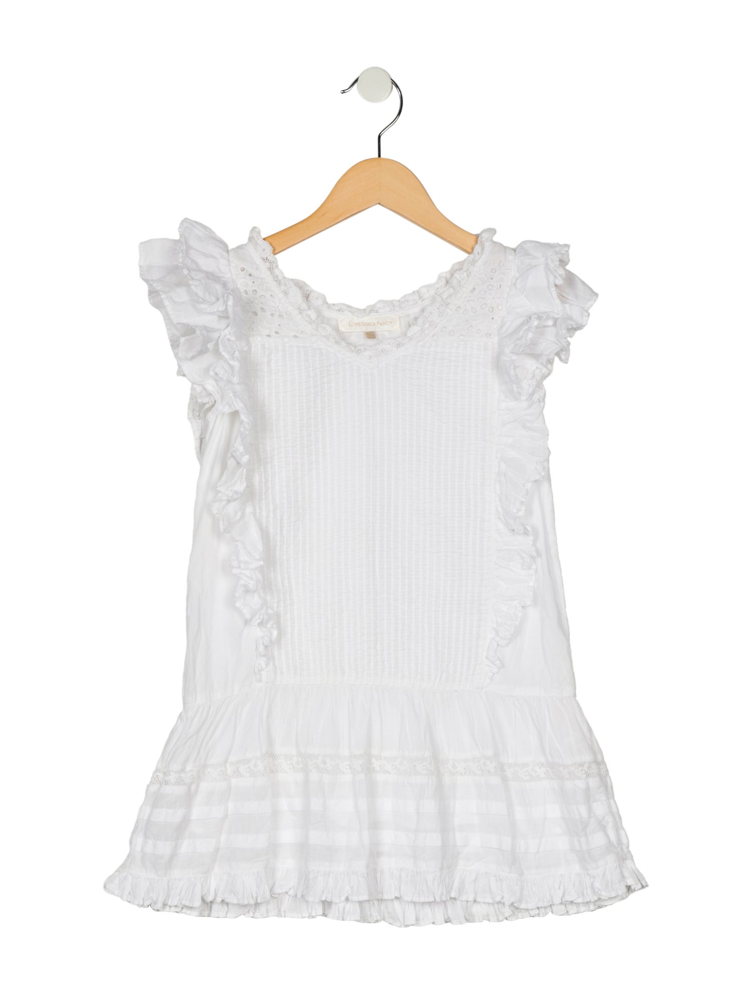 LoveShackFancy Kids Girls Sleeveless Dress