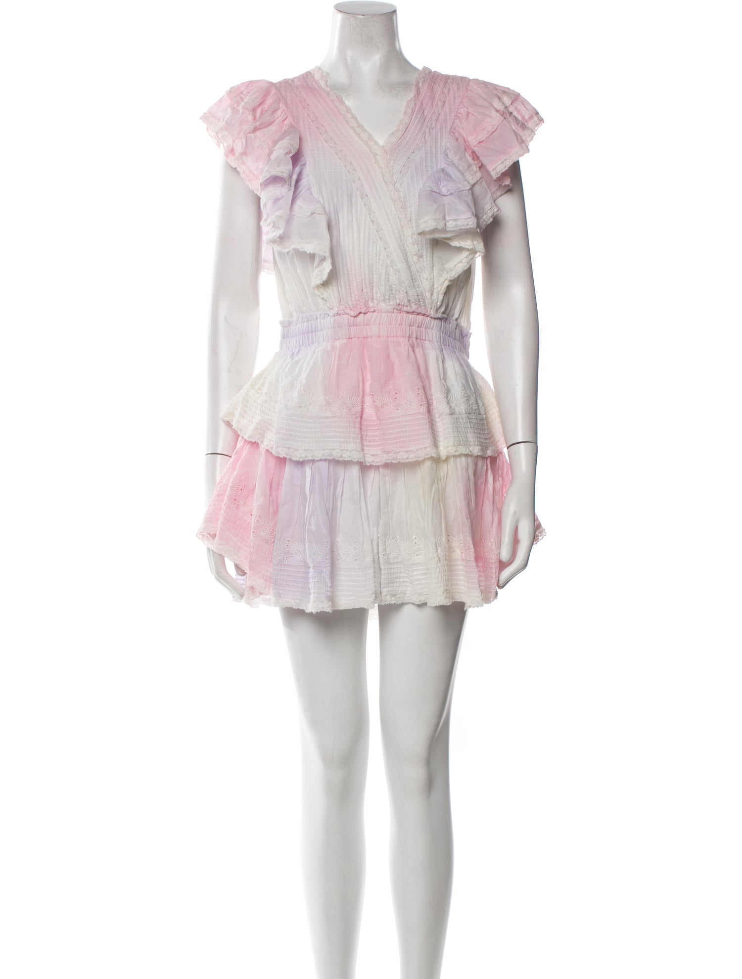 LoveShackFancy Printed Mini Dress