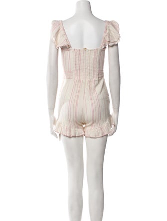 LoveShackFancy V-Neck Romper