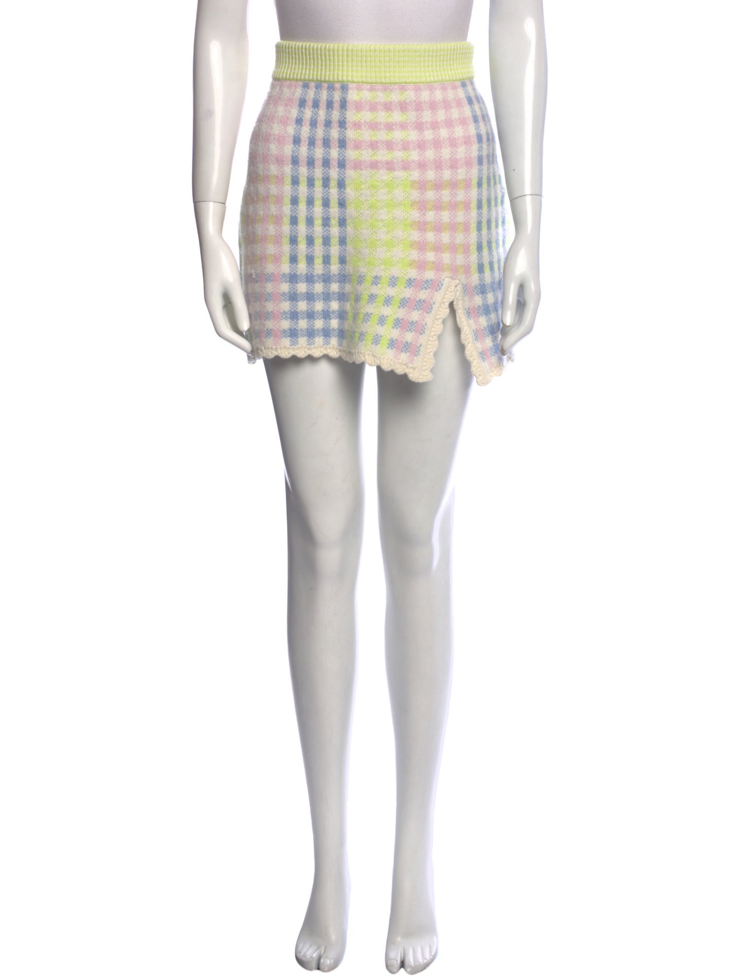 LoveShackFancy Nylon Mini Skirt