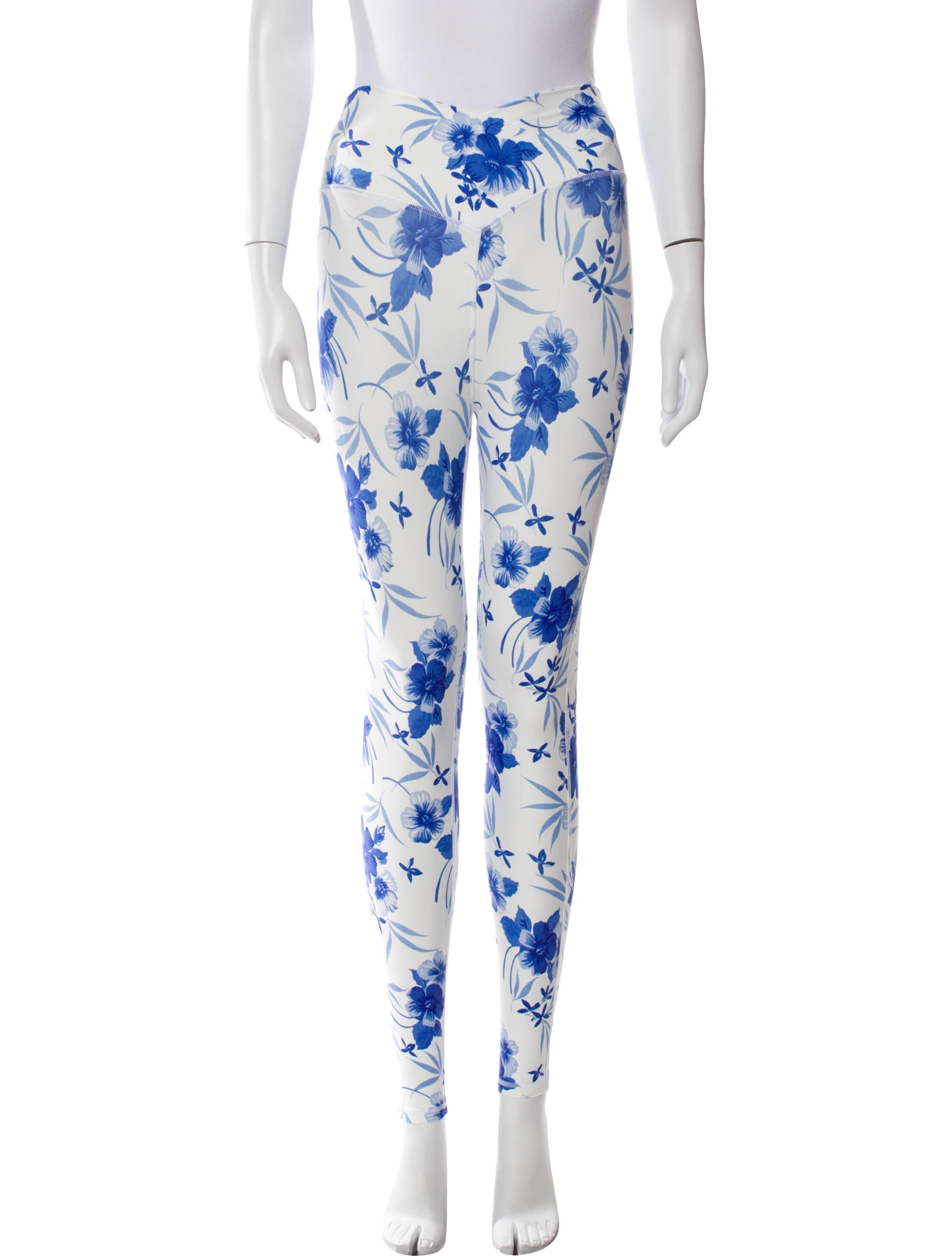 LoveShackFancy Printed Skinny Leg Pants