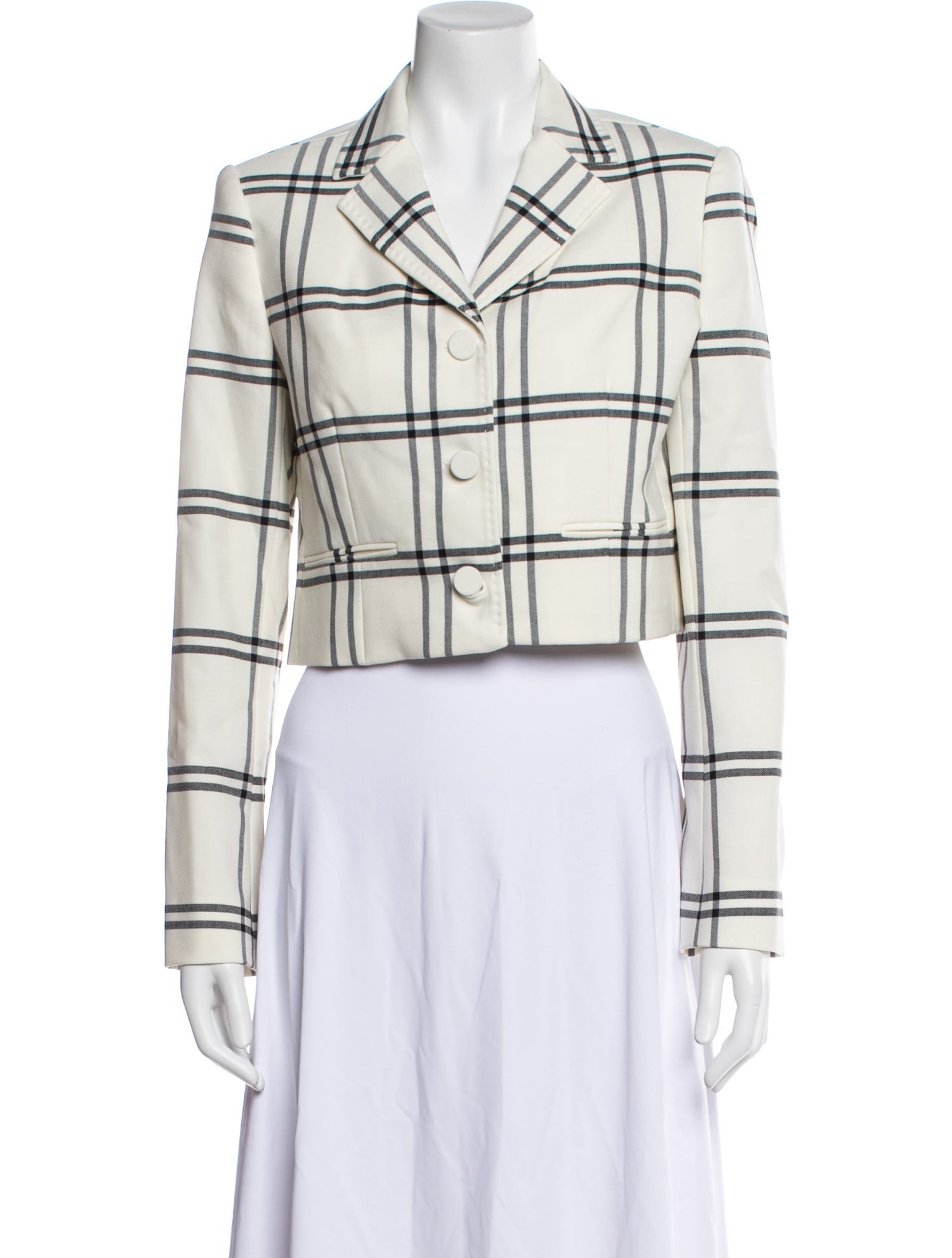 LoveShackFancy Plaid Print Blazer w/ Tags