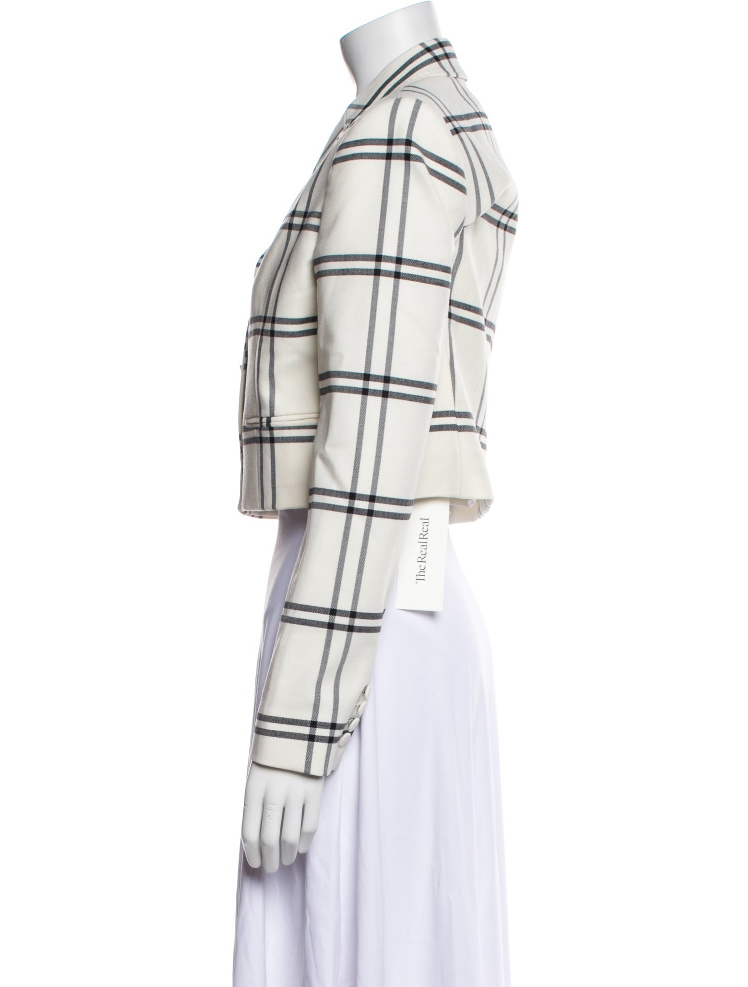 LoveShackFancy Plaid Print Blazer w/ Tags