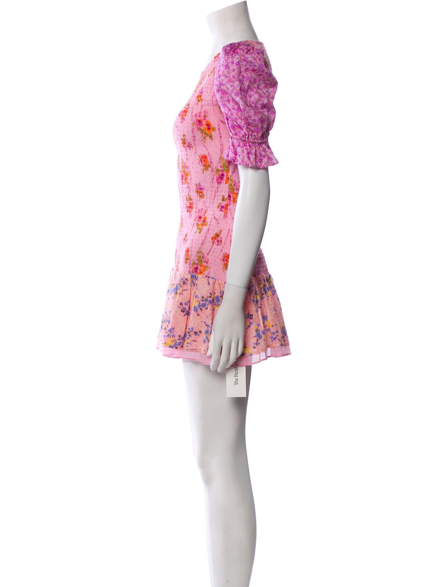 LoveShackFancy Floral Print Mini Dress w/ Tags