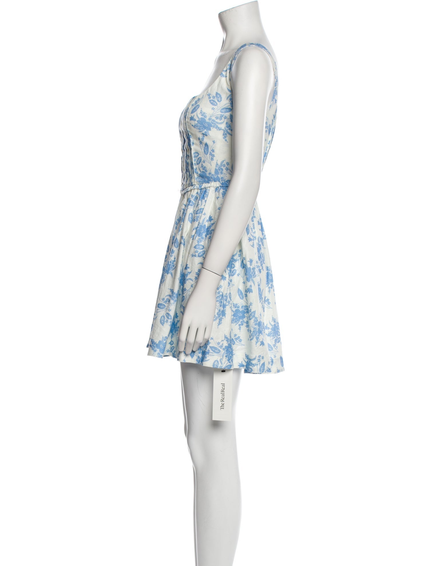 LoveShackFancy Linen Mini Dress