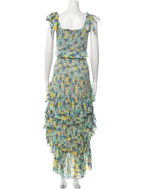 LoveShackFancy Printed Ruffle Embellishment Skirt Set