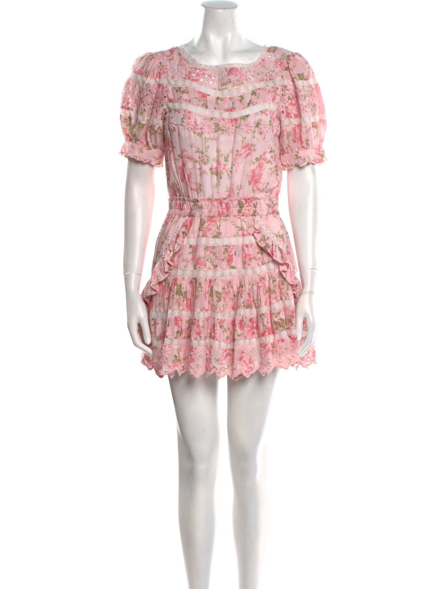 LoveShackFancy Printed Mini Dress