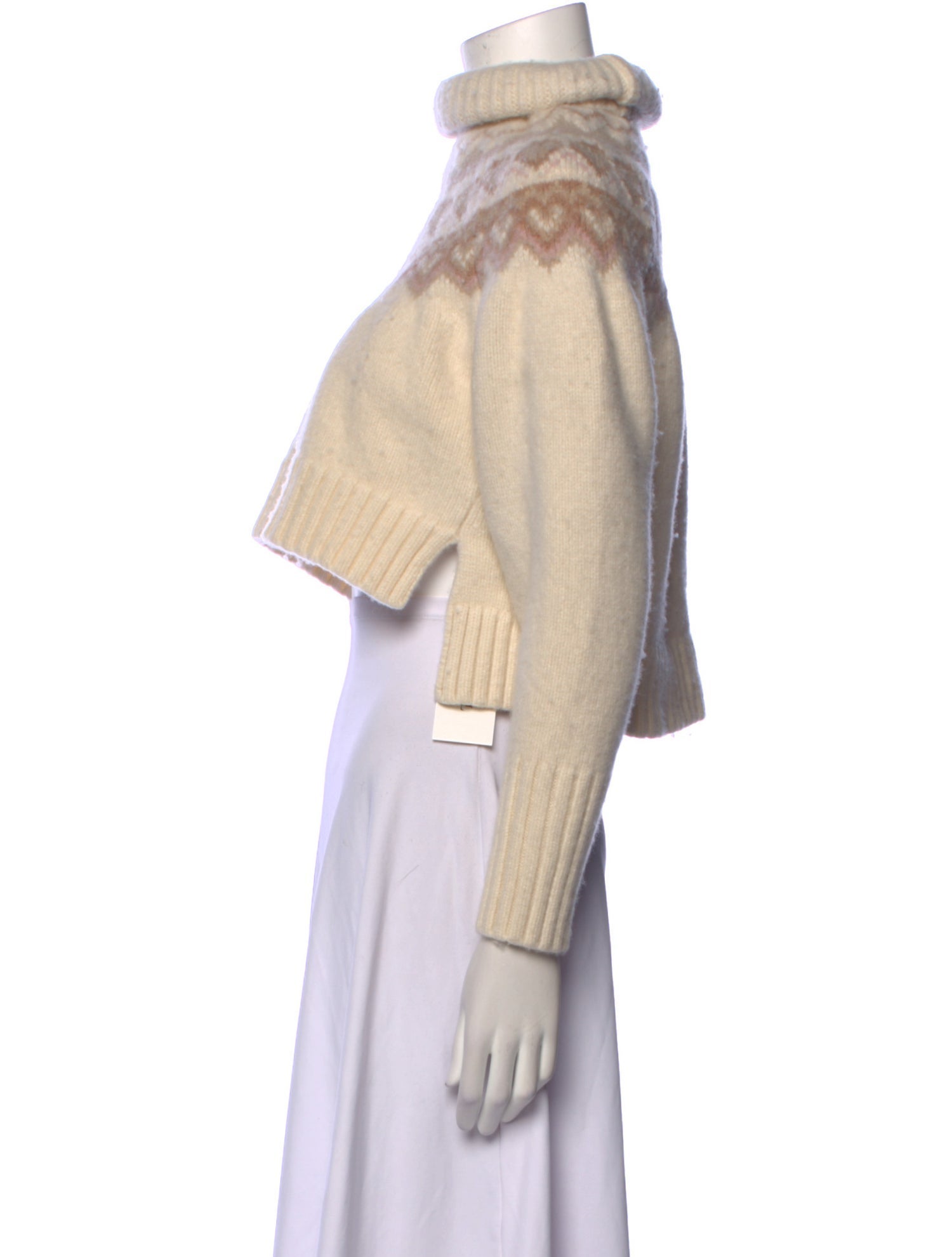 LoveShackFancy Merino Wool Printed Sweater