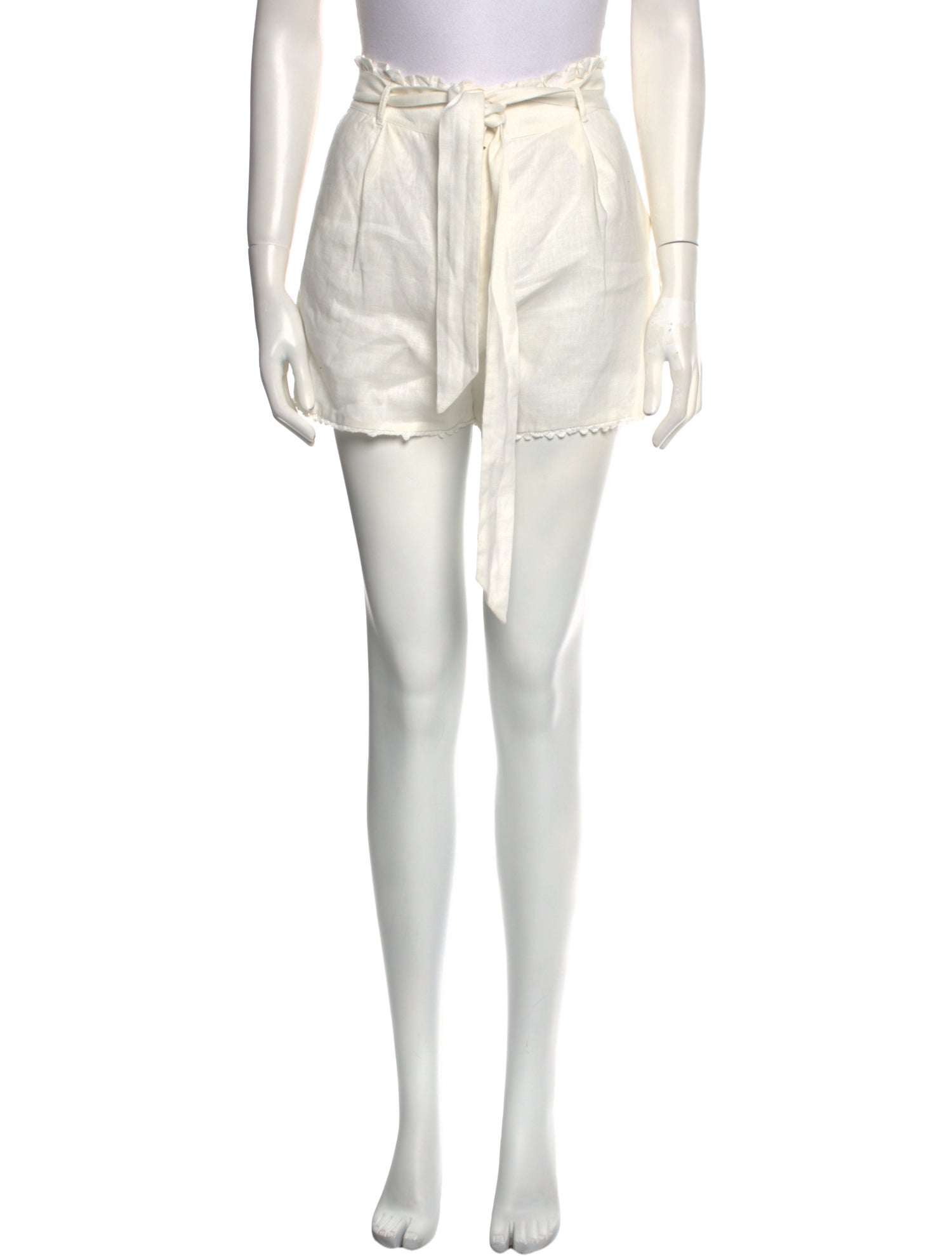 LoveShackFancy Linen Mini Shorts