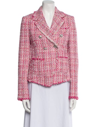 LoveShackFancy Tweed Pattern Blazer
