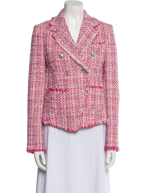 LoveShackFancy Tweed Pattern Blazer