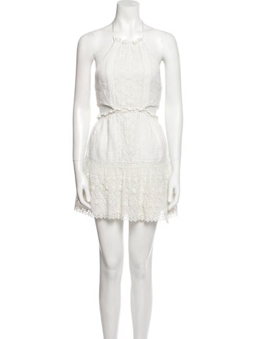 LoveShackFancy Dresses Halterneck Midi Length Dress XS