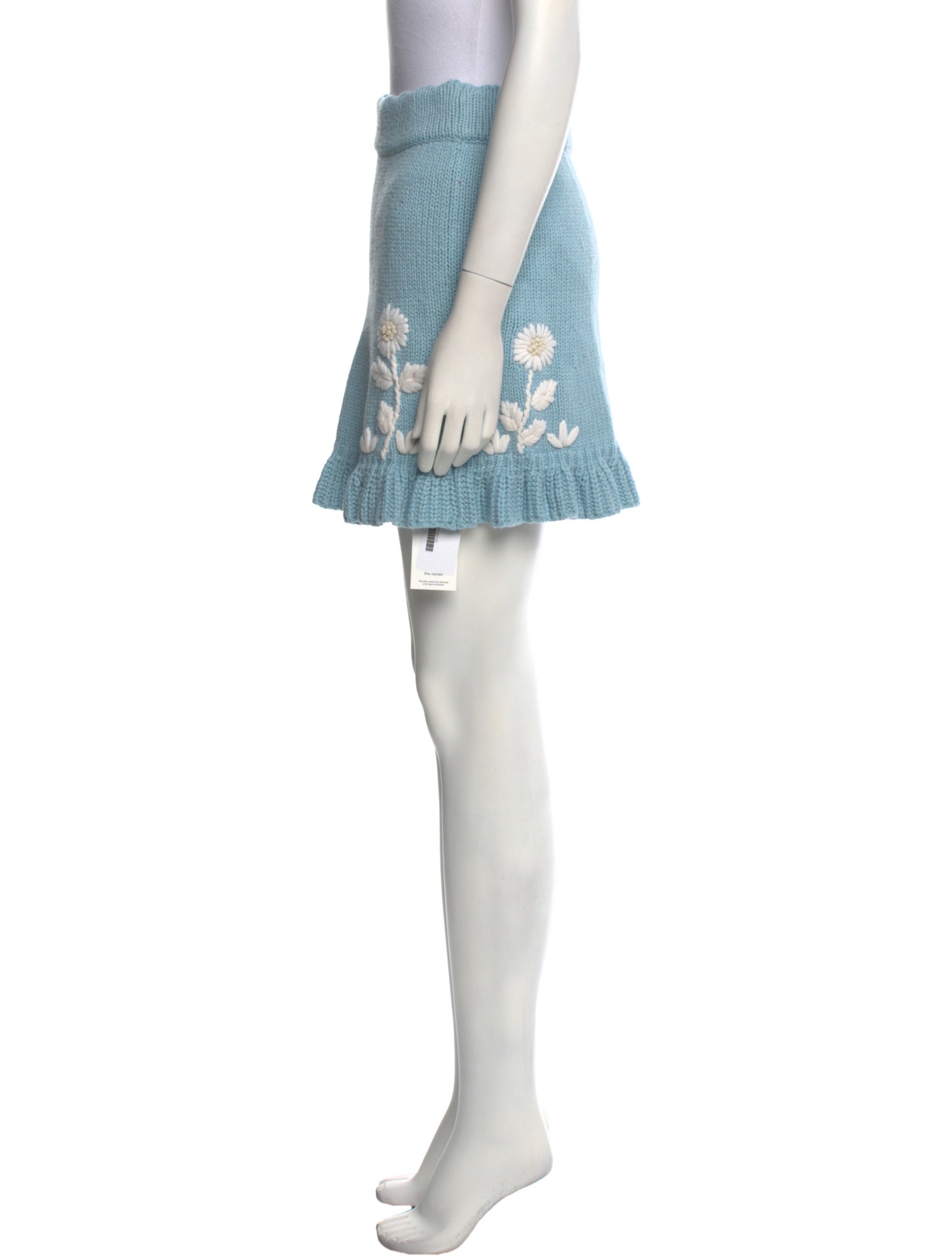 LoveShackFancy Nylon Mini Skirt