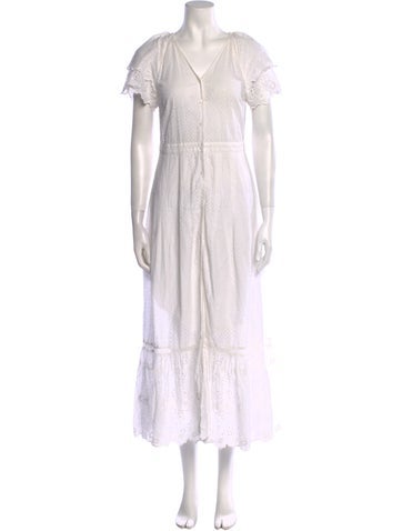 LoveShackFancy Dresses V-Neck Long Dress M