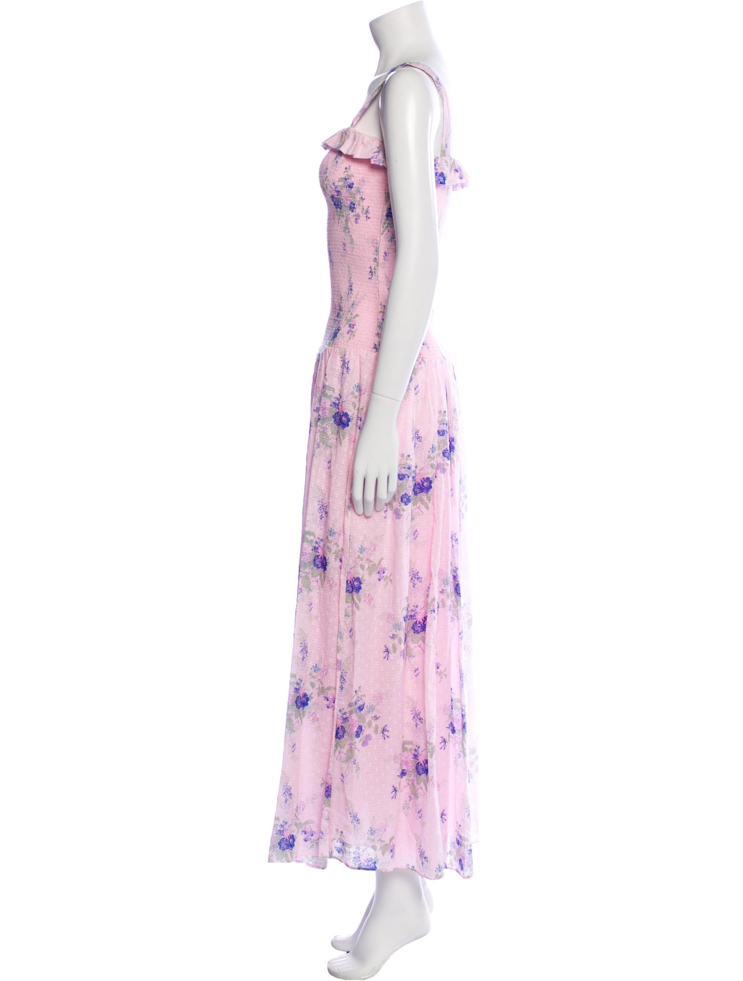LoveShackFancy Floral Print Long Dress w/ Tags