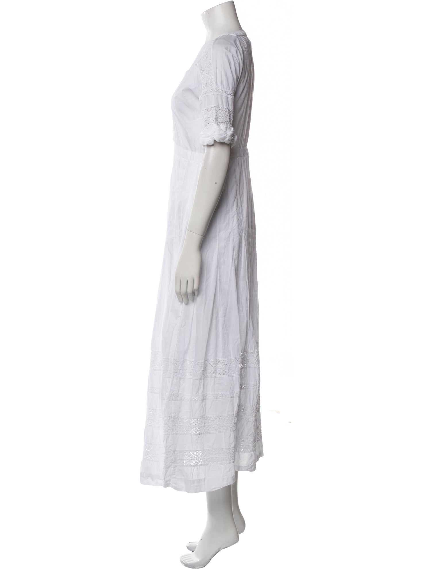 LoveShackFancy Crew Neck Long Dress w/ Tags