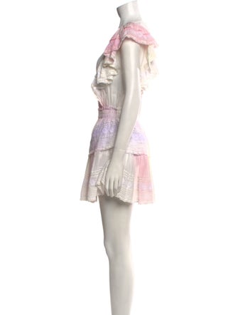 LoveShackFancy Printed Mini Dress