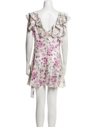 LoveShackFancy Silk Mini Dress