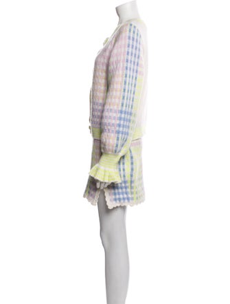 LoveShackFancy Plaid Print Skirt Set