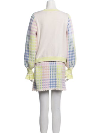 LoveShackFancy Plaid Print Skirt Set