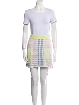 LoveShackFancy Plaid Print Skirt Set