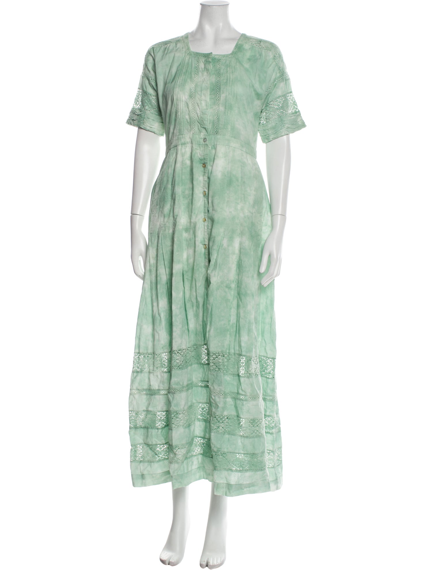 LoveShackFancy Printed Long Dress