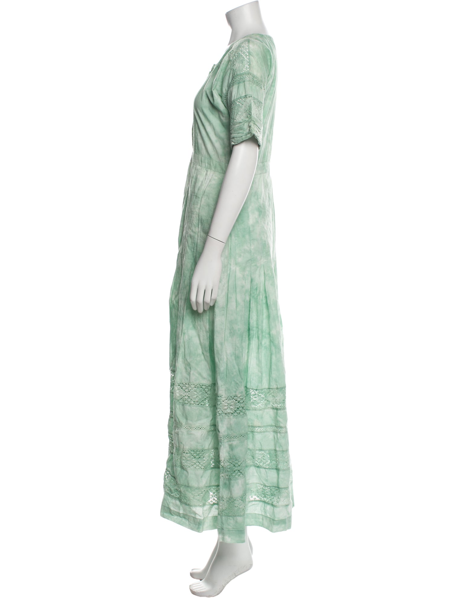 LoveShackFancy Printed Long Dress