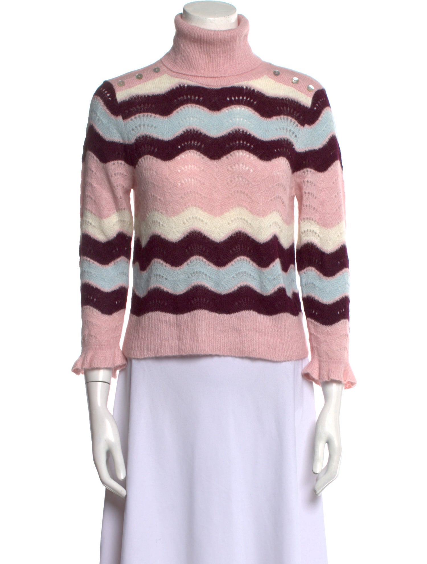 LoveShackFancy Alpaca Striped Sweater
