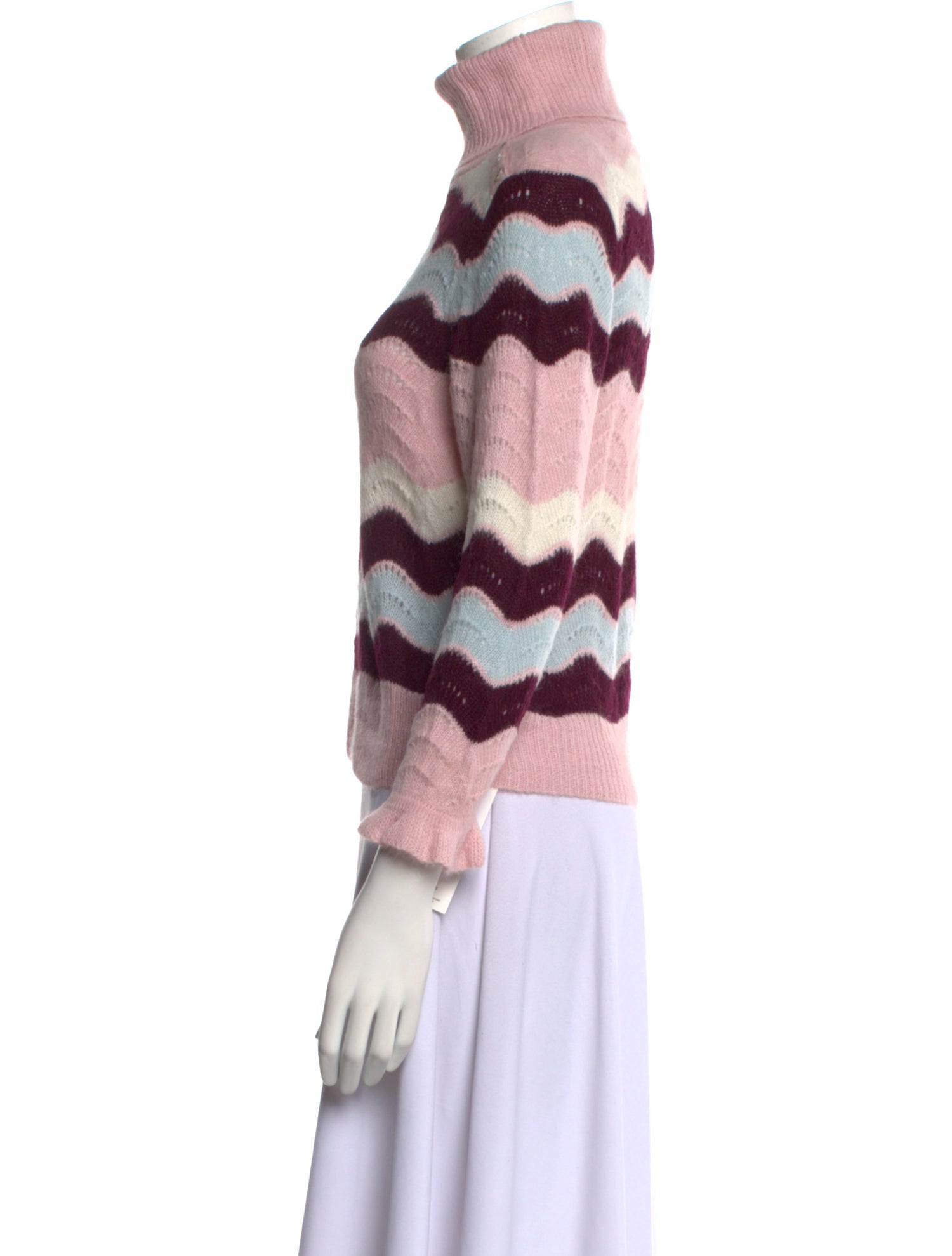LoveShackFancy Alpaca Striped Sweater