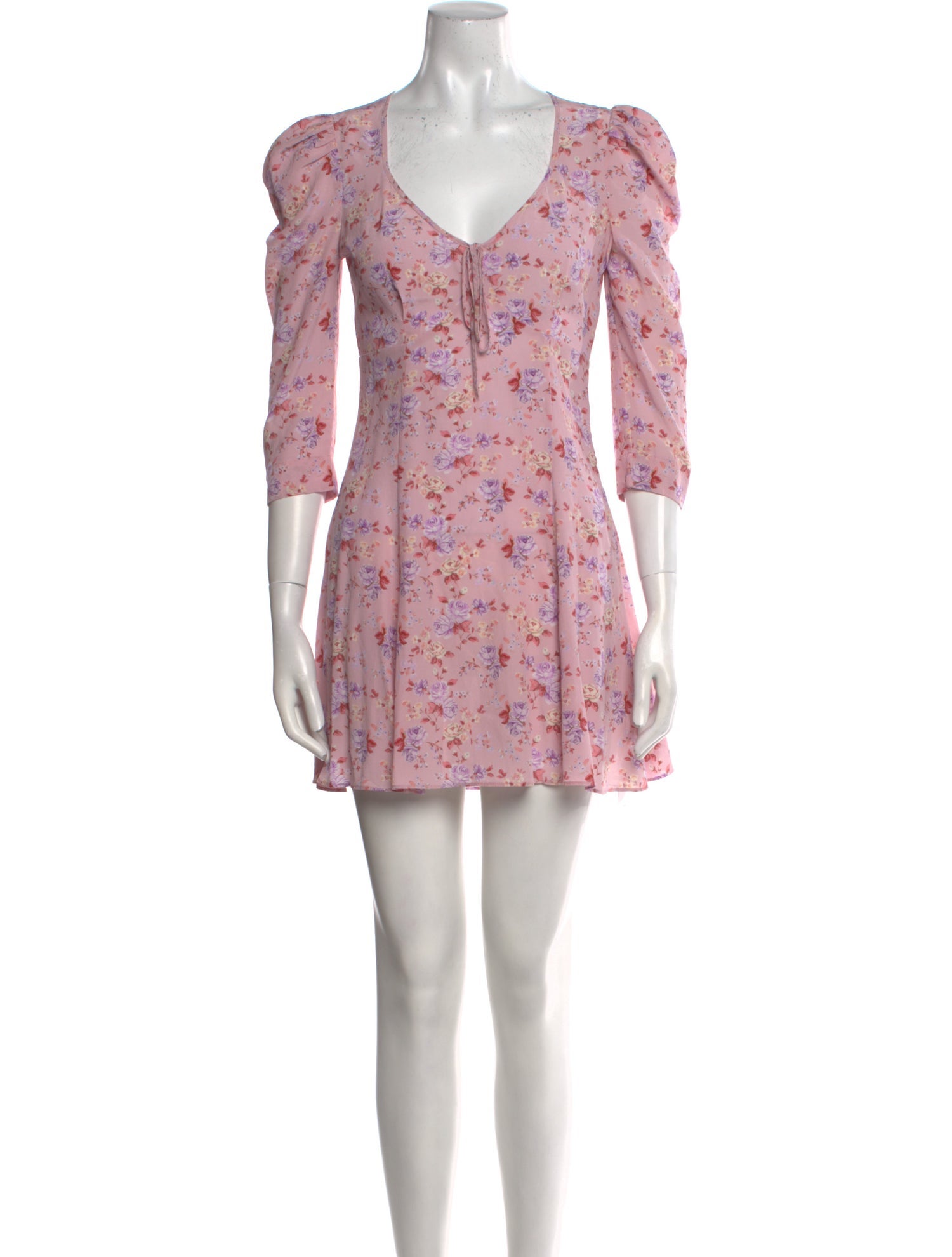 LoveShackFancy Silk Mini Dress