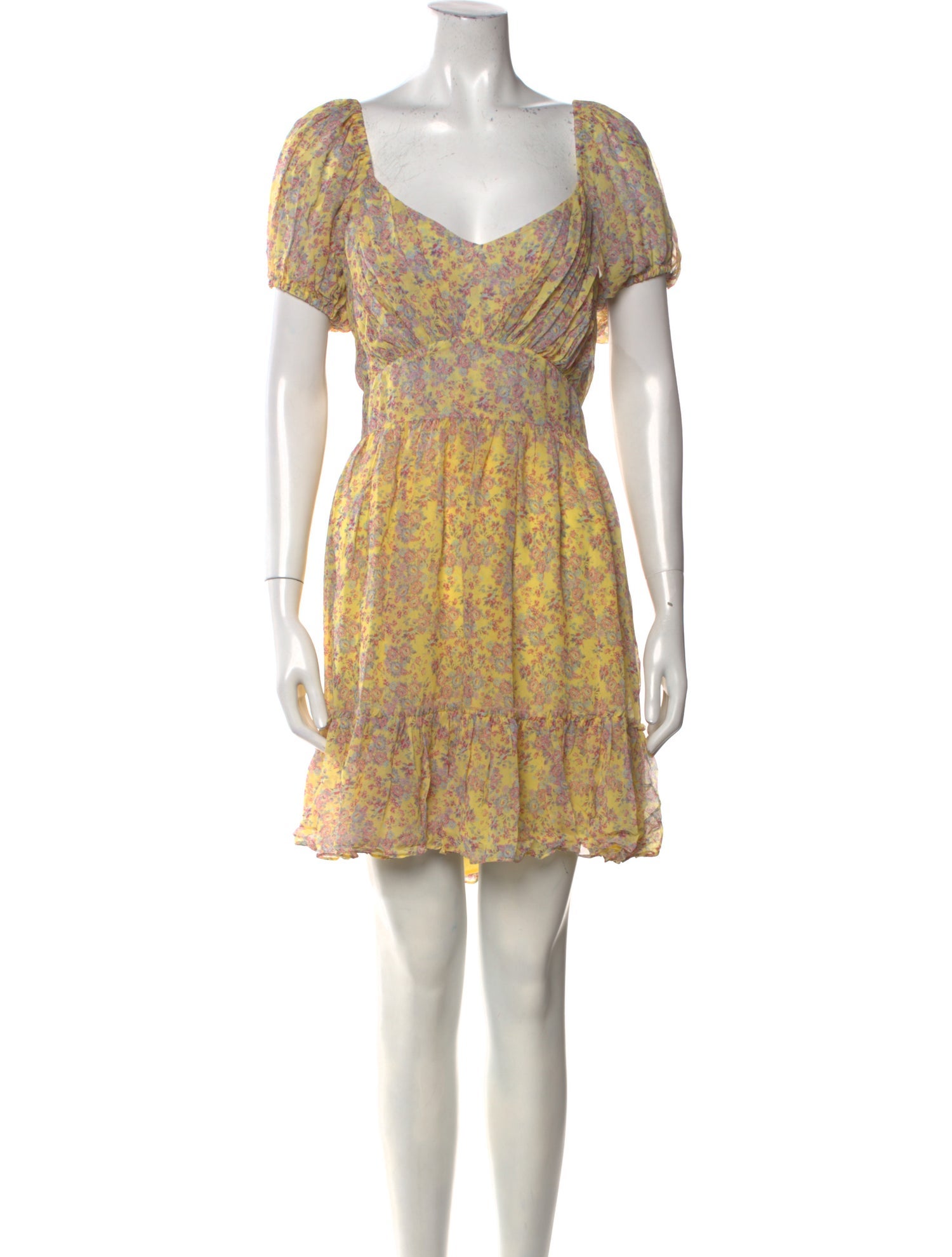 LoveShackFancy Silk Mini Dress