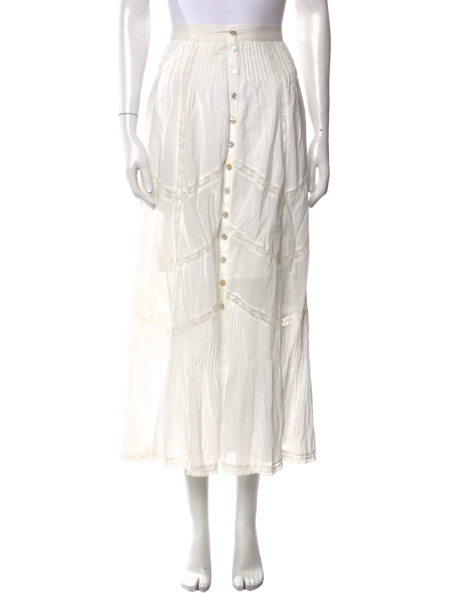 LoveShackFancy Midi Length Skirt