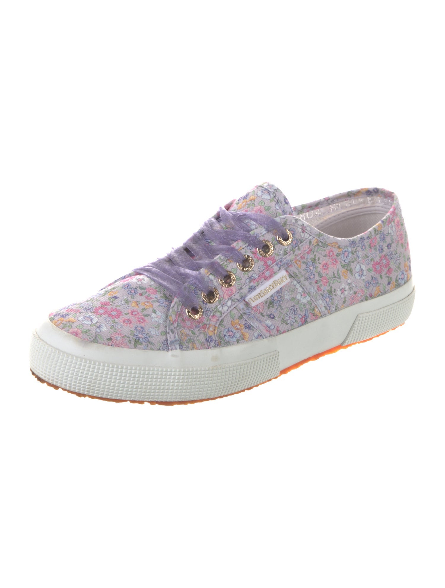 Superga x LOVESHACKFANCY Floral Print Embroidered Accent Sneakers
