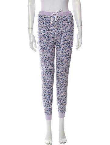LoveShackFancy Loungewear Floral Print Pajamas M