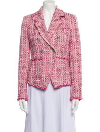 LoveShackFancy Tweed Pattern Blazer