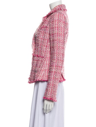 LoveShackFancy Tweed Pattern Blazer