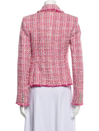 LoveShackFancy Tweed Pattern Blazer