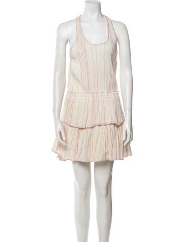 LoveShackFancy Dresses Striped Mini Dress M
