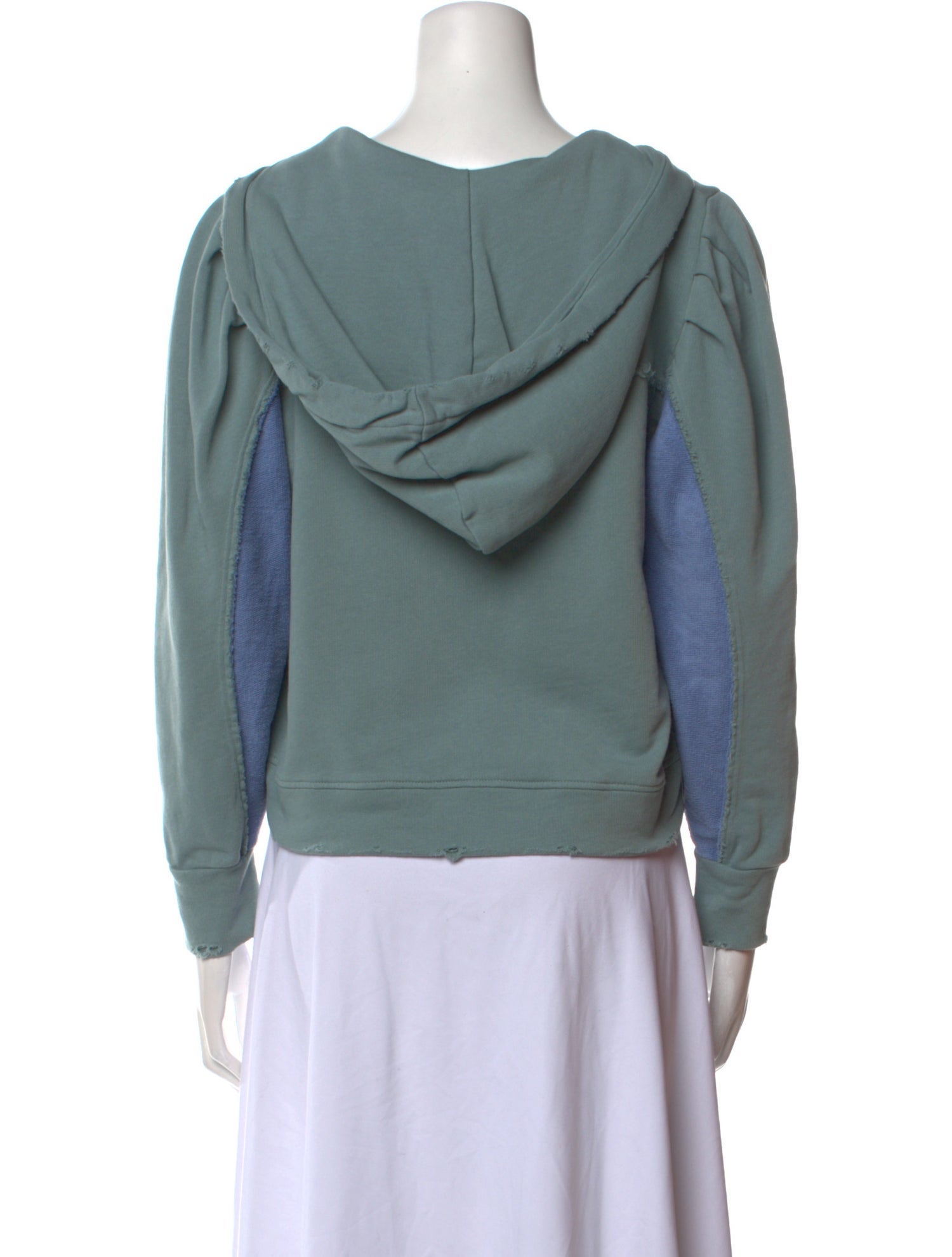 LoveShackFancy V-Neck Long Sleeve Sweatshirt