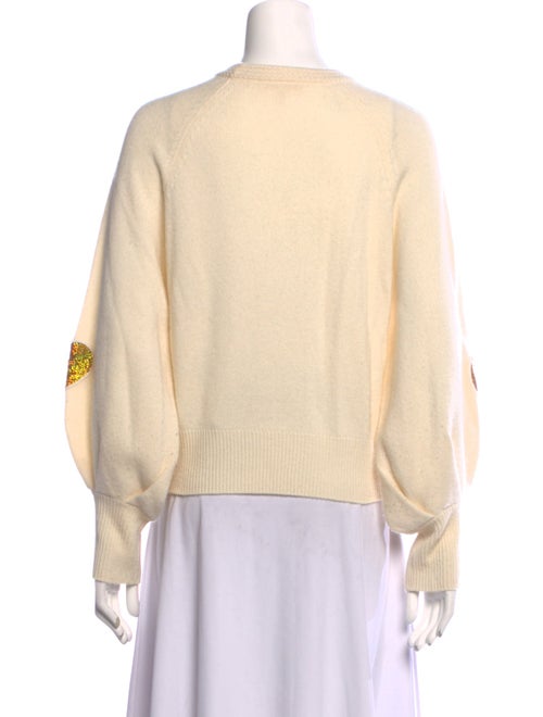 LoveShackFancy Wool Crew Neck Sweater