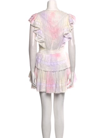 LoveShackFancy Printed Mini Dress