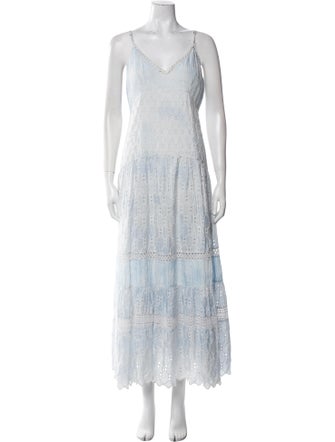 LoveShackFancy Silk Long Dress