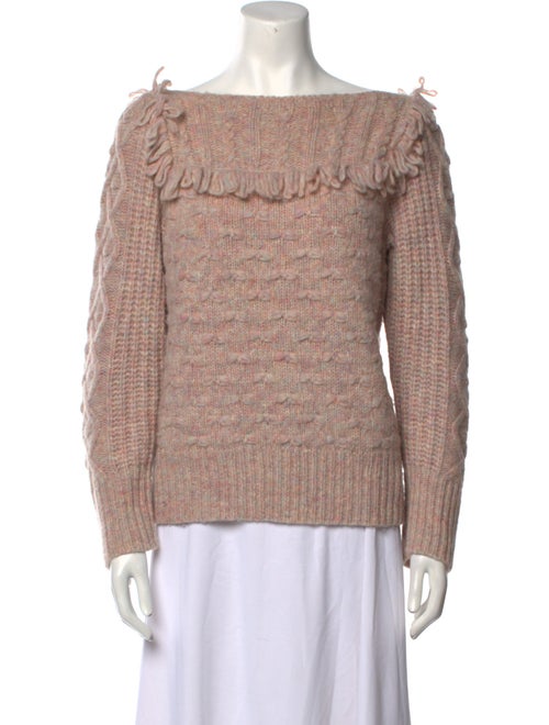 LoveShackFancy Off-The-Shoulder Sweater