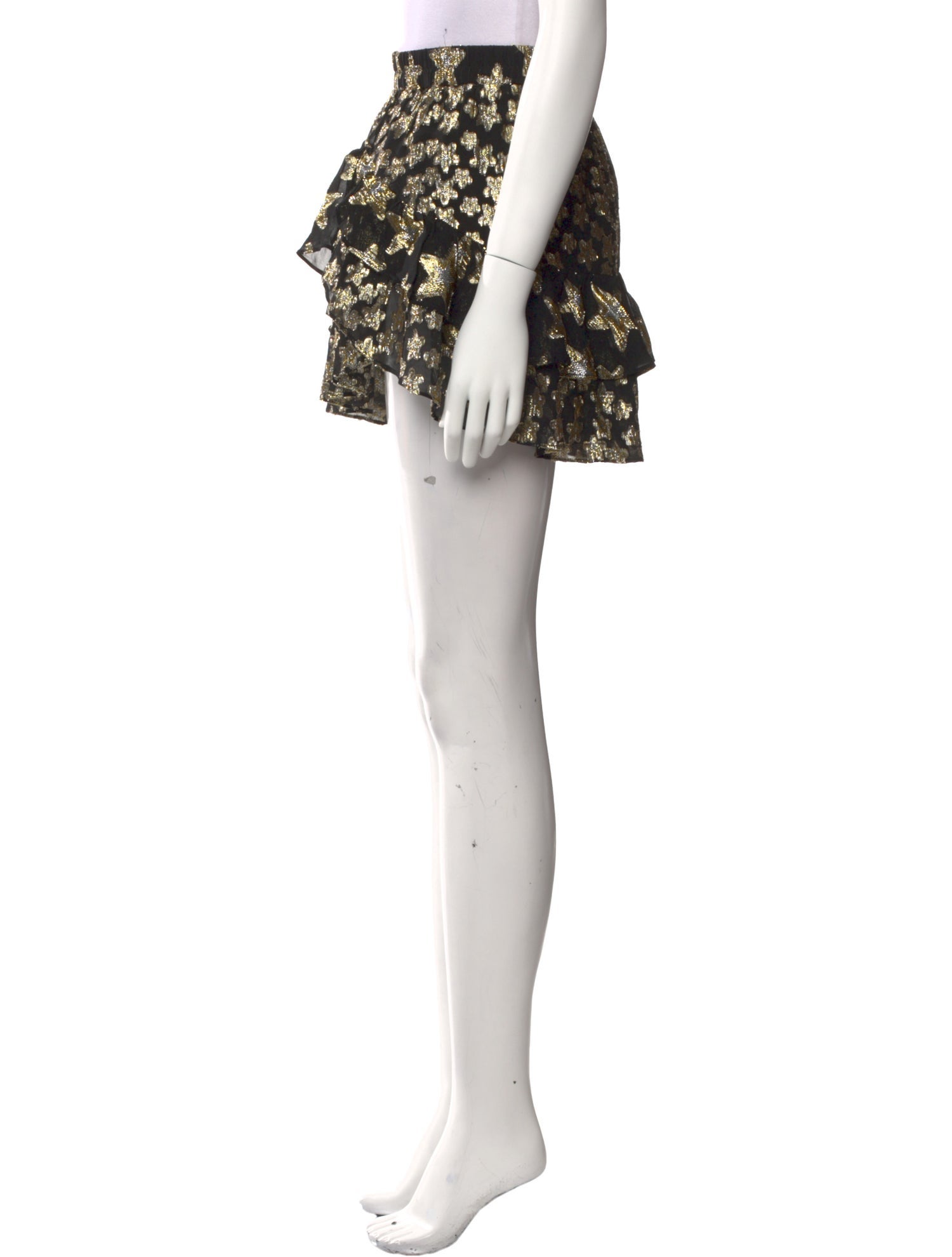 LoveShackFancy Printed Mini Skirt