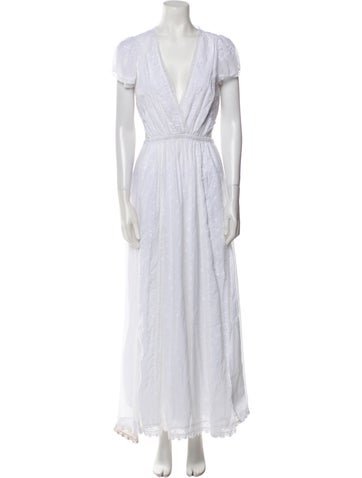 LoveShackFancy Dresses V-Neck Long Dress M