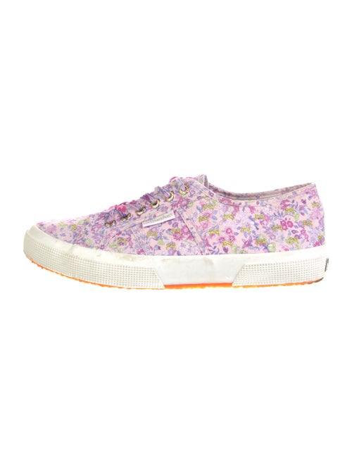 LoveShackFancy Canvas Floral Print Sneakers