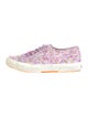 LoveShackFancy Canvas Floral Print Sneakers