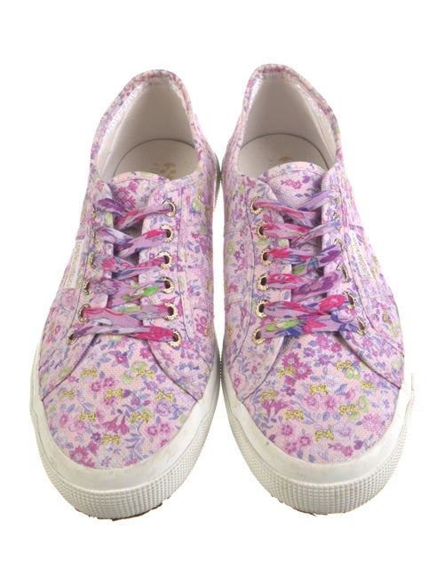 LoveShackFancy Canvas Floral Print Sneakers