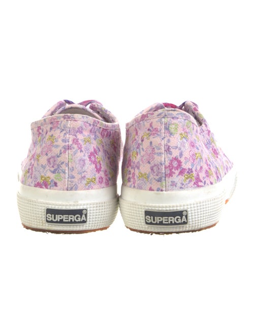 LoveShackFancy Canvas Floral Print Sneakers